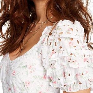 LoveShackFancy Clementine Eyelet Dress
